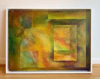 Composition No.3 - Contemporary Wall Art, Acrylic Painting, Geometric Abstraction. MSALAZARDESIGN.