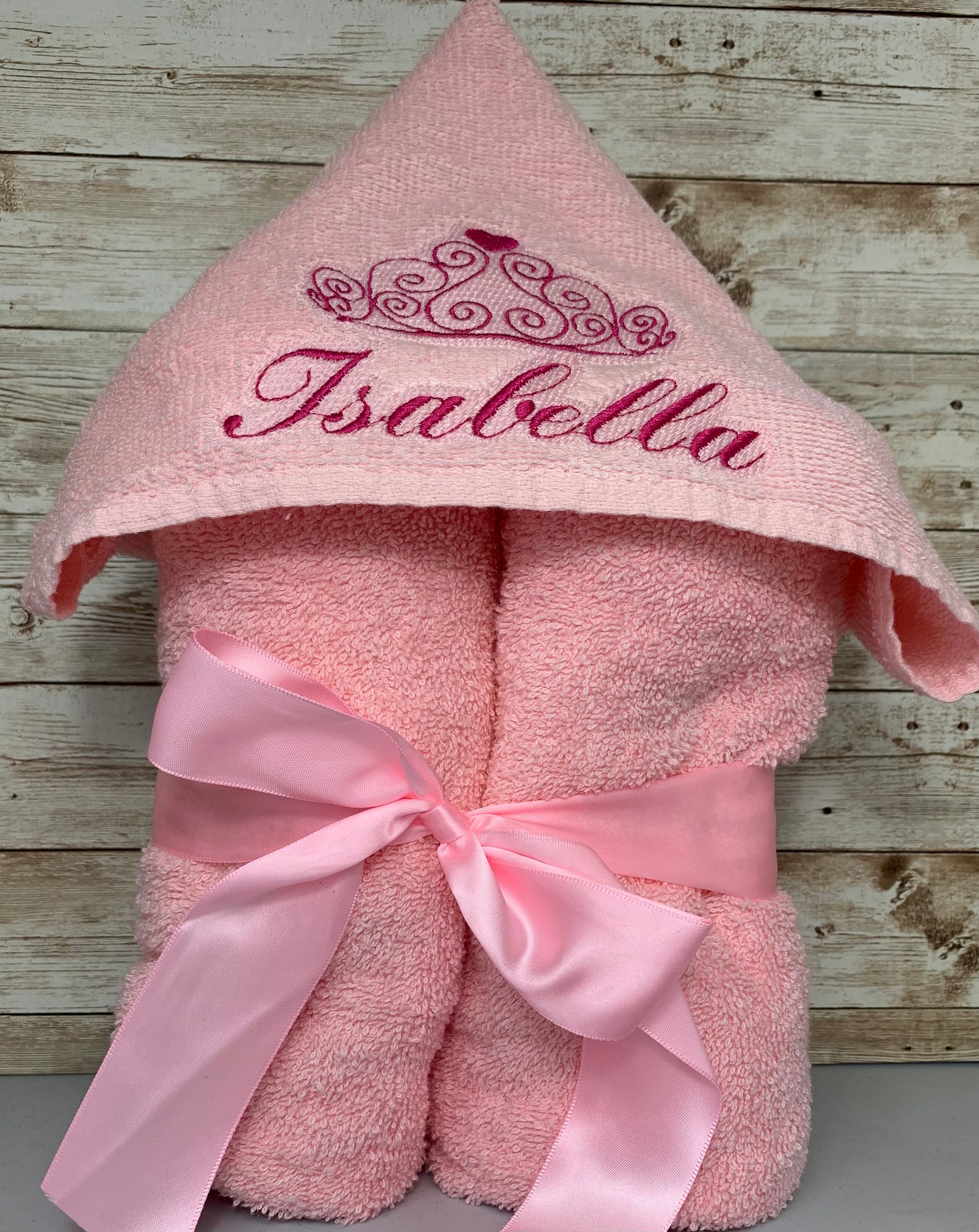 Personalized Princess Hooded Towel / Wrap Around Towel Kids Etsy