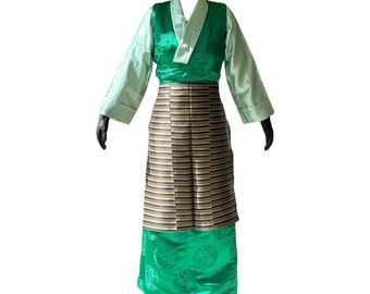 Tibetan Women's Traditional Dress Chupa Shirt, Chupa and Apron