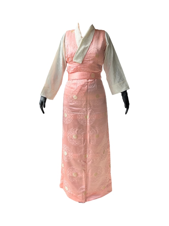 knee length dresses for ladies Buddha Stones Tibetan Dress Clothing Lhasa Long Wrap Dress Maxi Dress   buddhastoneshop