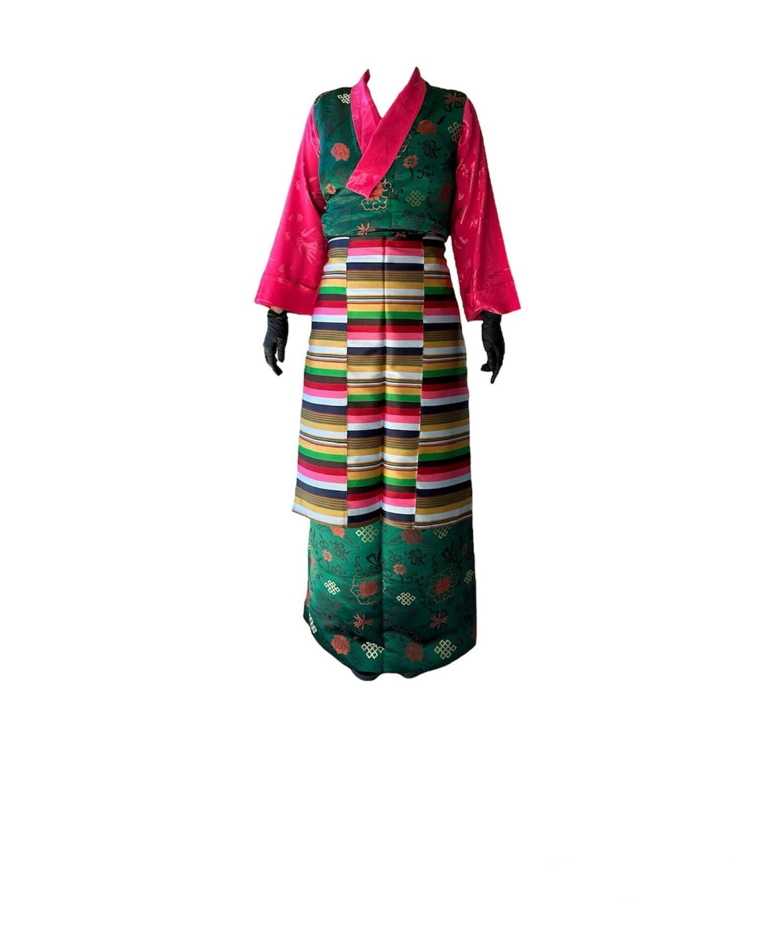 Tibetan Women's Traditional Dress Shirt, Chupa and Apron - Etsy