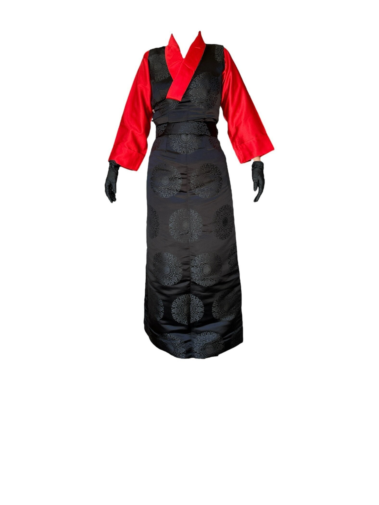 博物館クラス　antique tibet dress Tibetan Women's Traditional Dress - Etsy