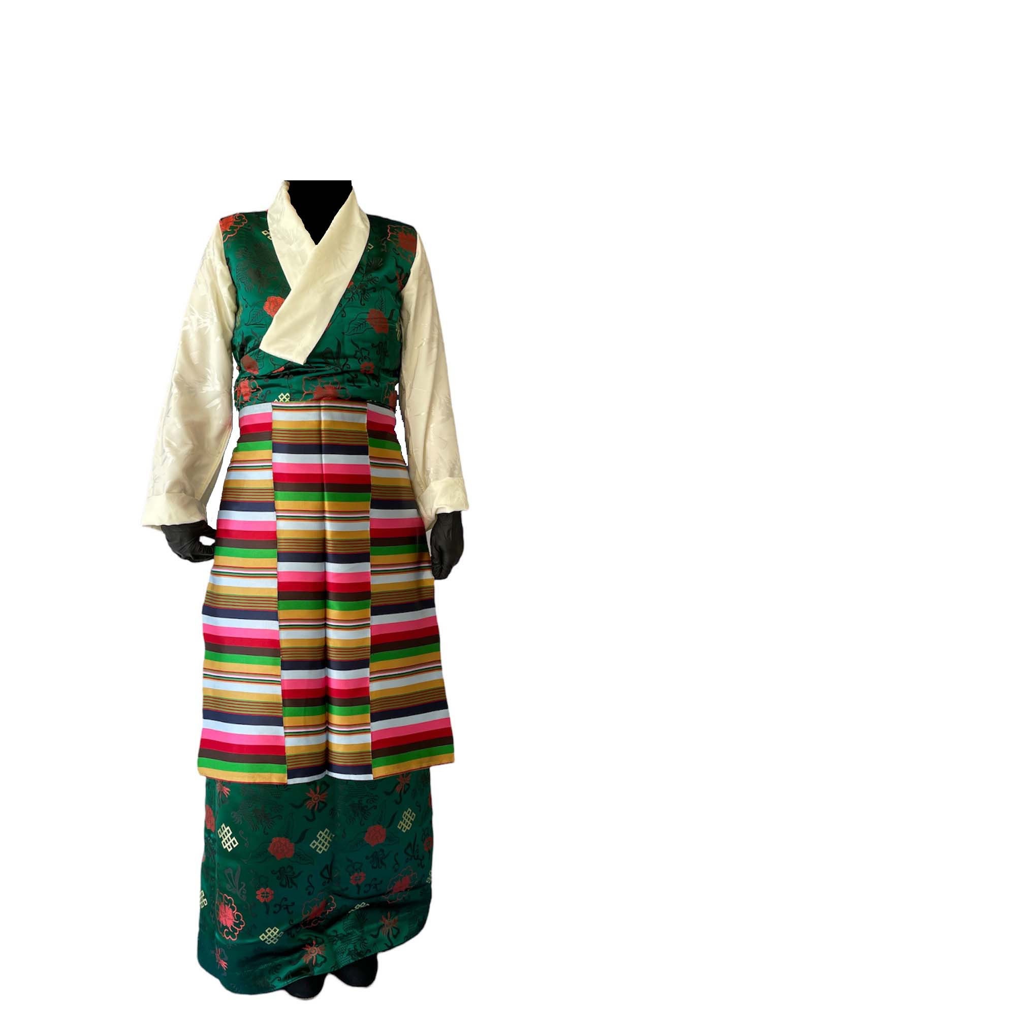 Local style: Traditional costume of Tibet