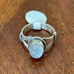 Sterling Silver Moonstone Ring