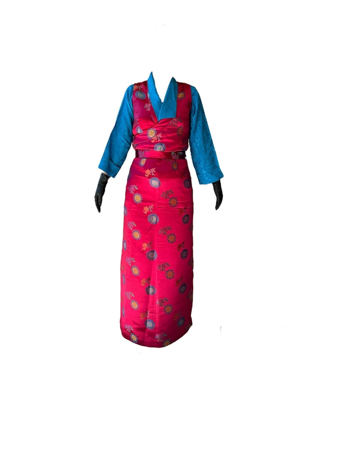 Tibetan Women's Traditional Dress Shirt, Chupa and Apron. - Etsy