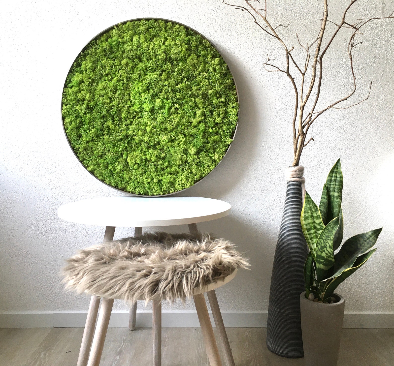 Moss image preserved moss natural decoration moss mural Etsy