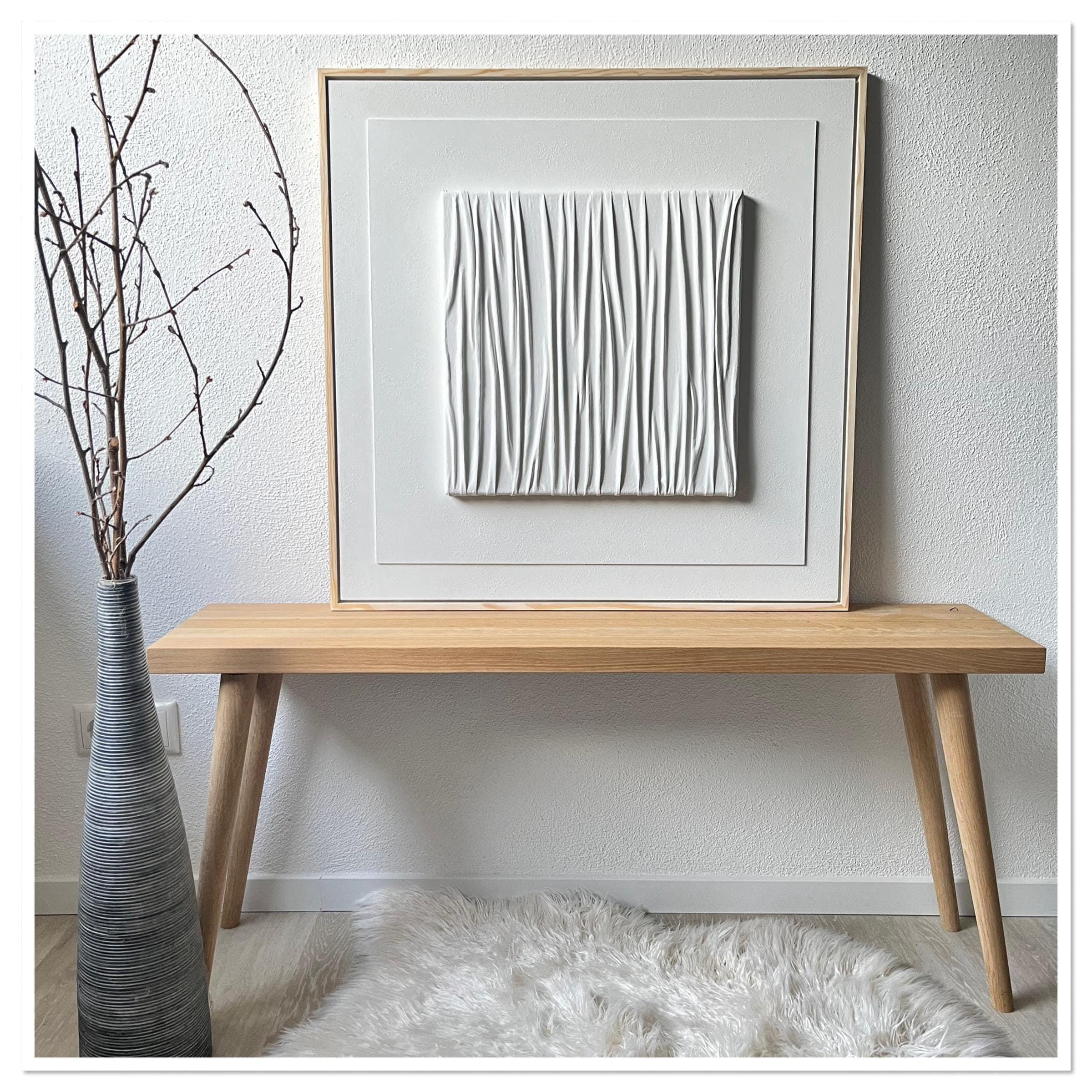Relief wall art, minimalism wall decor, modern wall art