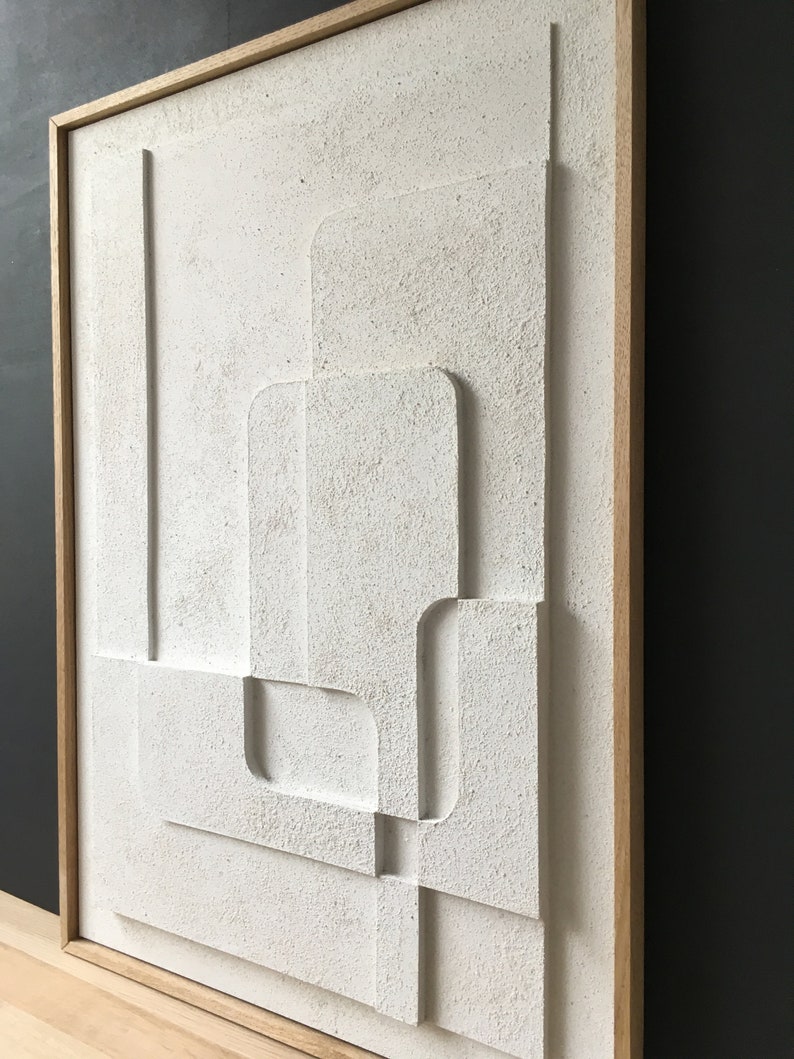 Relief Wall Art Wall Décor Minimalism Modern Wall Art Etsy