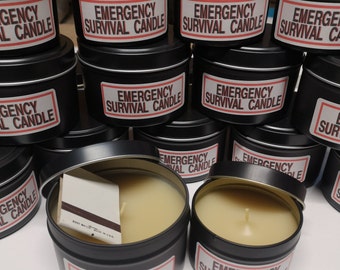 Emergency Survival Candles & Bonus Gift