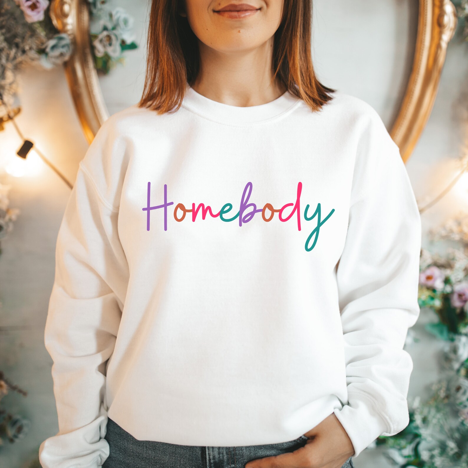 Homebody Sweatshirt Homebody Women's Sweatshirt Cute | Etsy