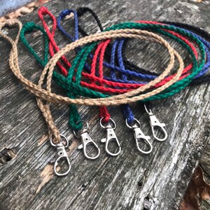 Braided Jute Lanyard