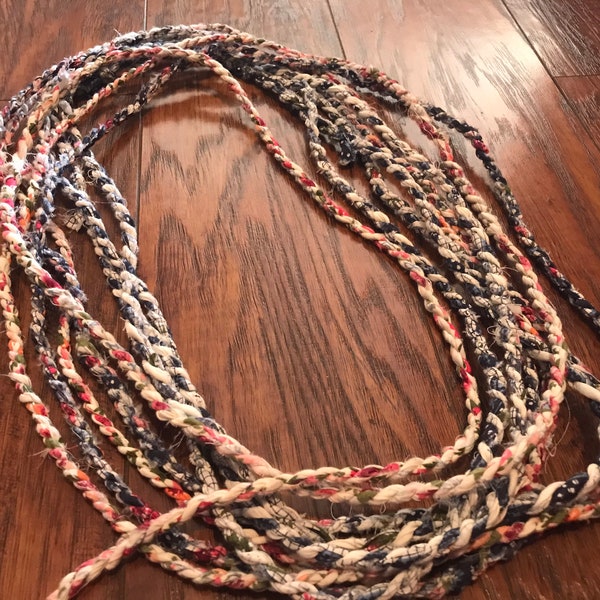 Hand-Twined Rag Cord