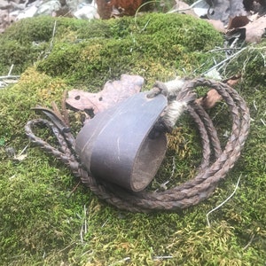 Shepherd Sling with Braided Leather Lines.