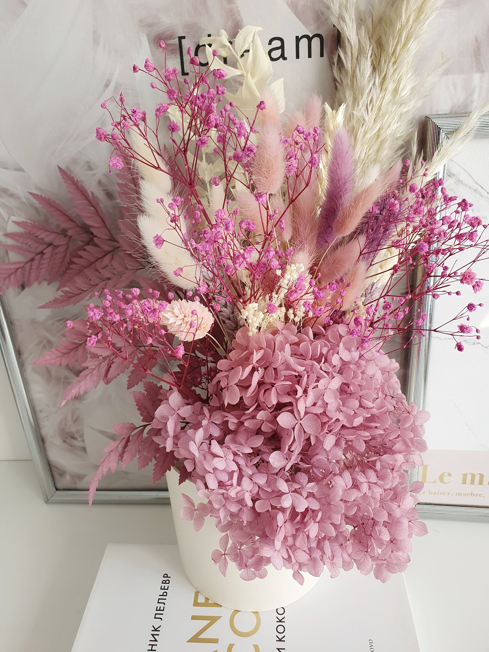 Dried flower bunches LILAC Dry preserved flowers Gift for Etsy