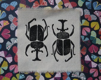 Double Stag Beetle Patch