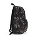 Black Rose Backpack - Blooming Roses, Floral, Garden Flowers, Pattern ...