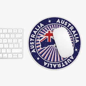 Australia Mouse Pad, Gift for Travel Lover - Unique Desk Accessories, Travel Themed Office Decor, Non-Slip Gaming Pad, Souvenir Gift