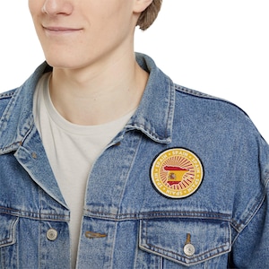 Spain Vintage Flag Patch - 3&quot; (7.62 cm) Iron-On Circle for Clothing & Accessories - World Traveler, Travel Lover, Gift, Souvenir