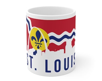 St. Louis Coffee Mug: Missouri City Skyline Travel Gift