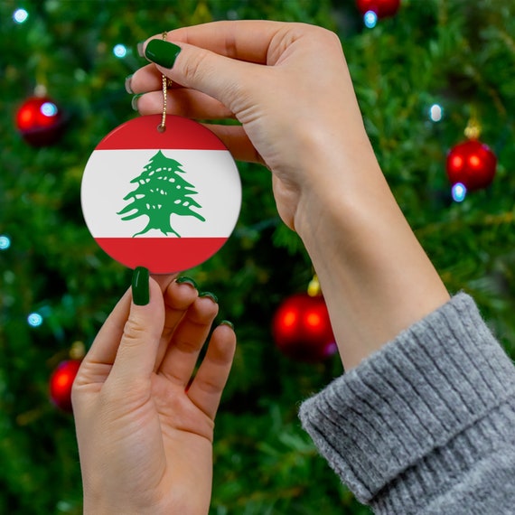Mexican Flag - Cedar Ornament Mexican Flag - Cedar Ornament