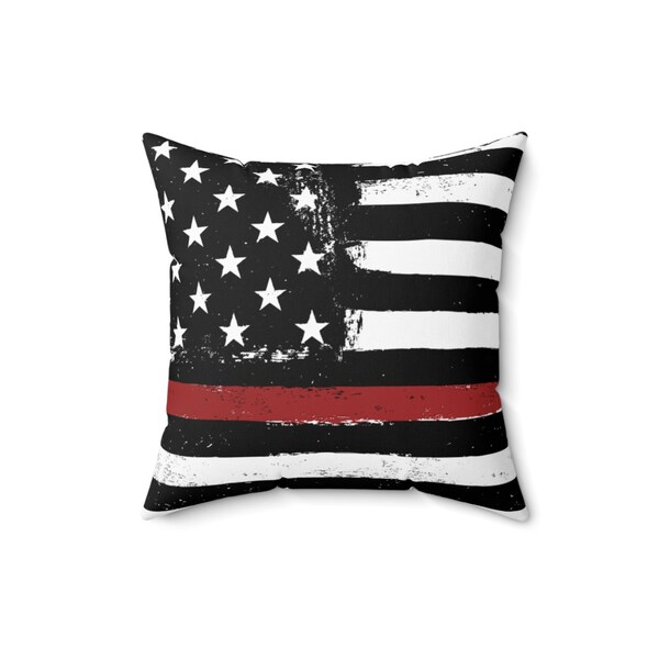 Red Throw Pillow - Etsy