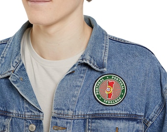Aufnäher Mit Flagge Von Portugal Zum Aufbügeln, Gestickte