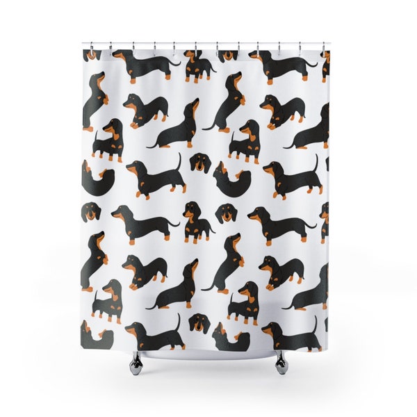 Dachshund Shower Curtain Etsy