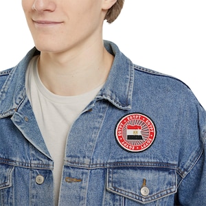 Egypt Vintage Flag Patch - 3&quot; (7.62 cm) Iron-On Circle for Clothing & Accessories - World Traveler, Travel Lover, Gift, Souvenir