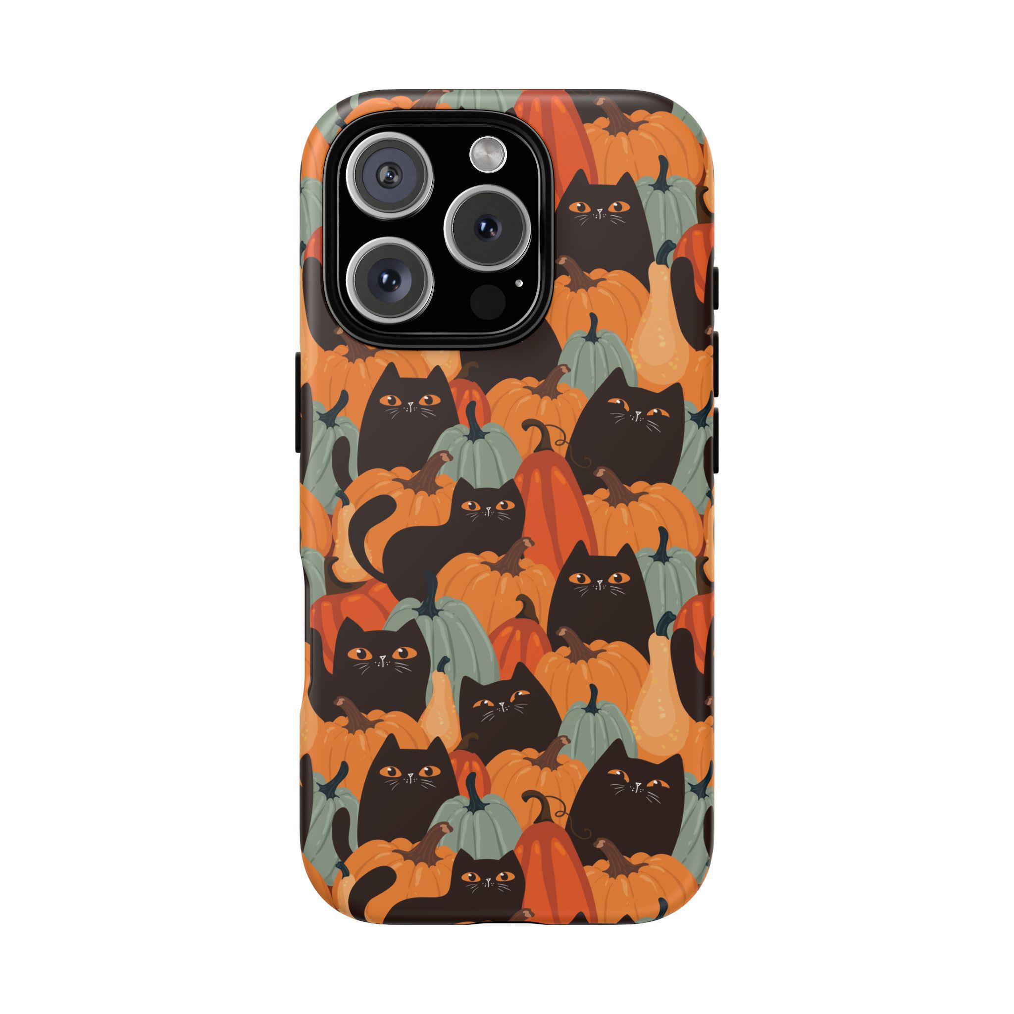 Custodia per iPhone 13 Pro Max Divertente costume da zucca di Halloween