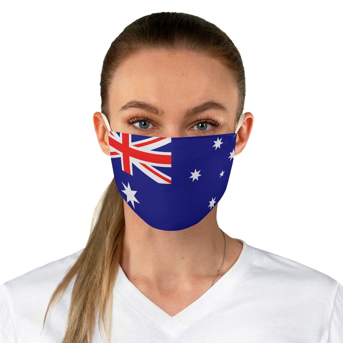 Australia Australian Aussie Flag Inspired Cloth Face Mask Etsy