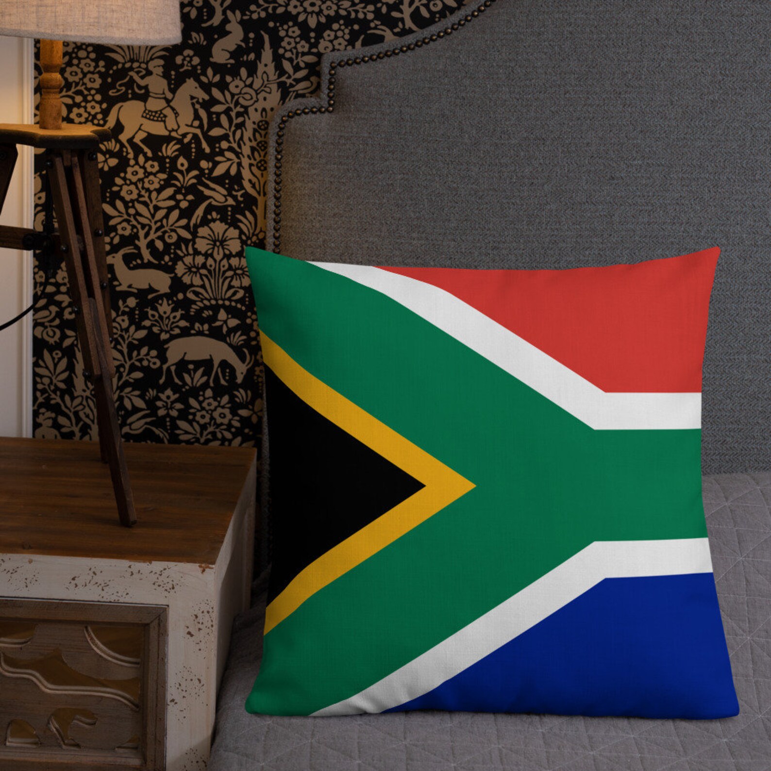 South African Accent Throw Pillow S. African Flag Inspired Etsy
