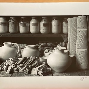 Ceramics Studio Big Island, BW Film Documentary photography.