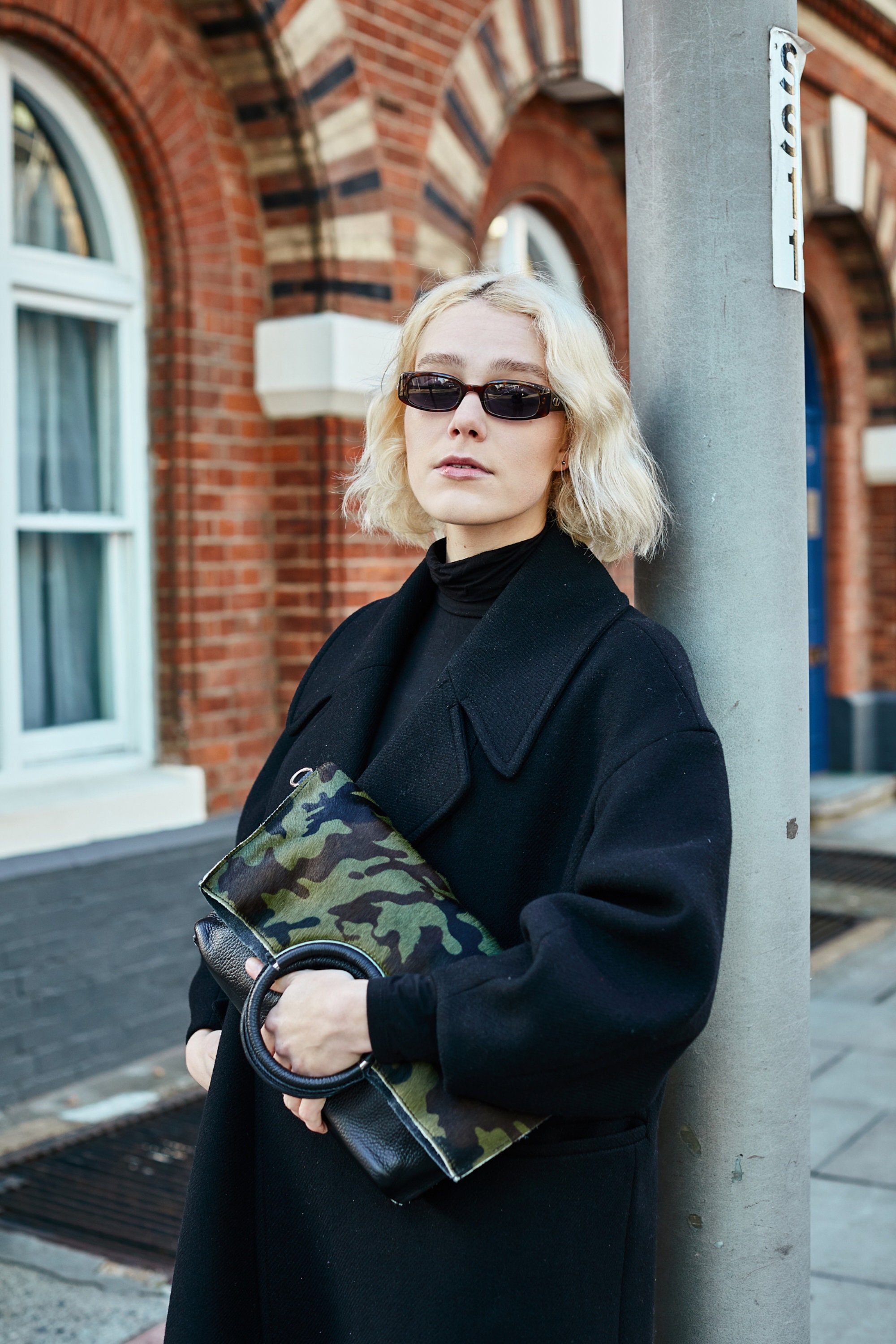 Camouflage Pony Hair Shopper Bag / Camouflage Shoulder Bag / Etsy