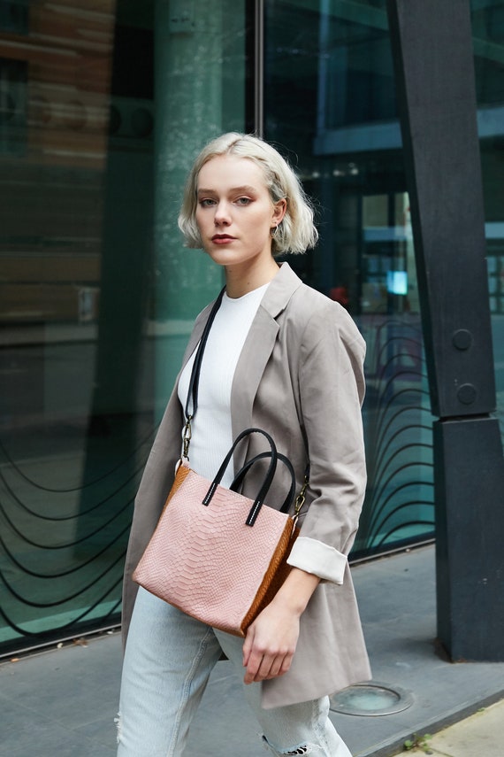 Pink satchel hotsell bag