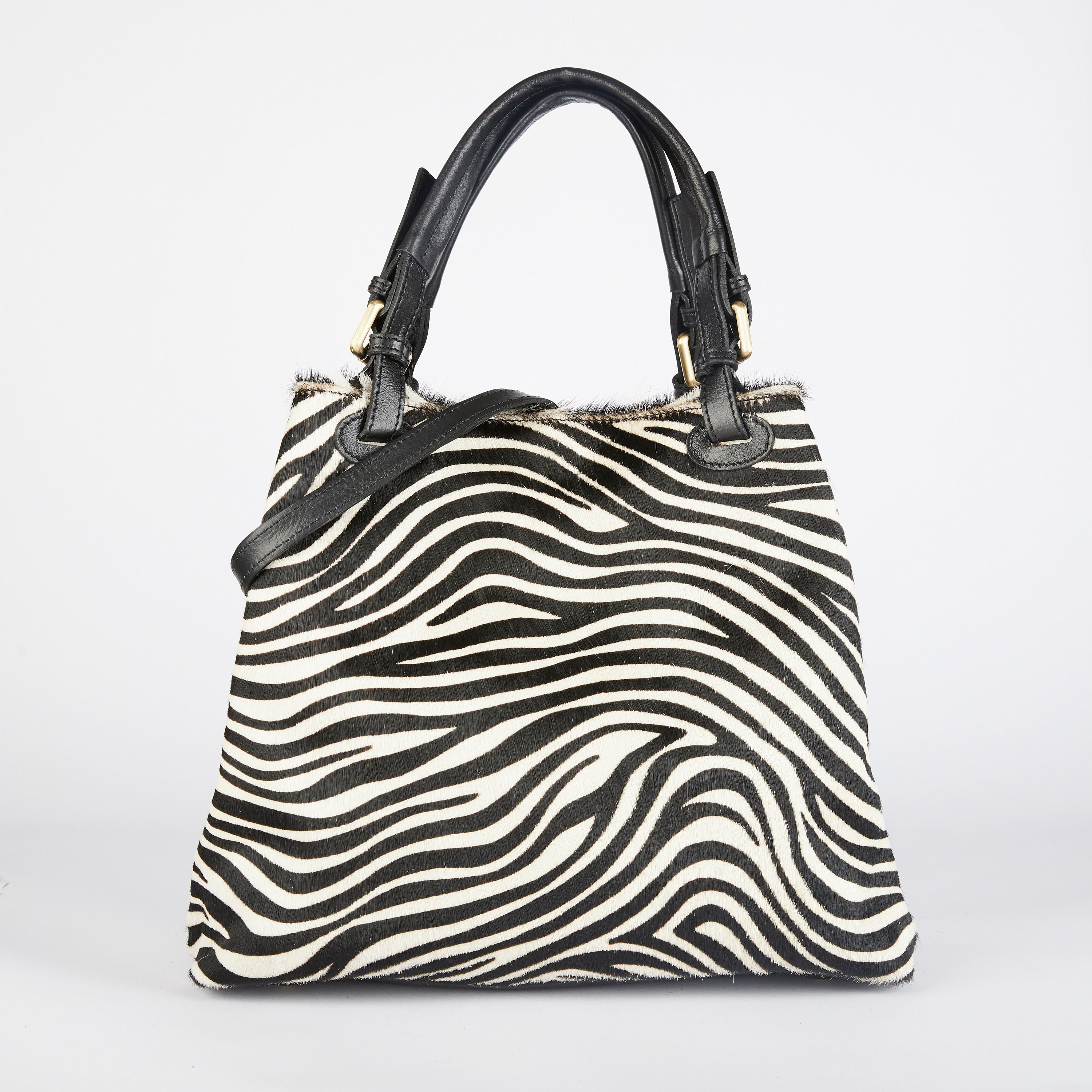 Zebra Print Tote Bag / Zebra Leather Bag / Zebra Crossbody Bag | Etsy UK