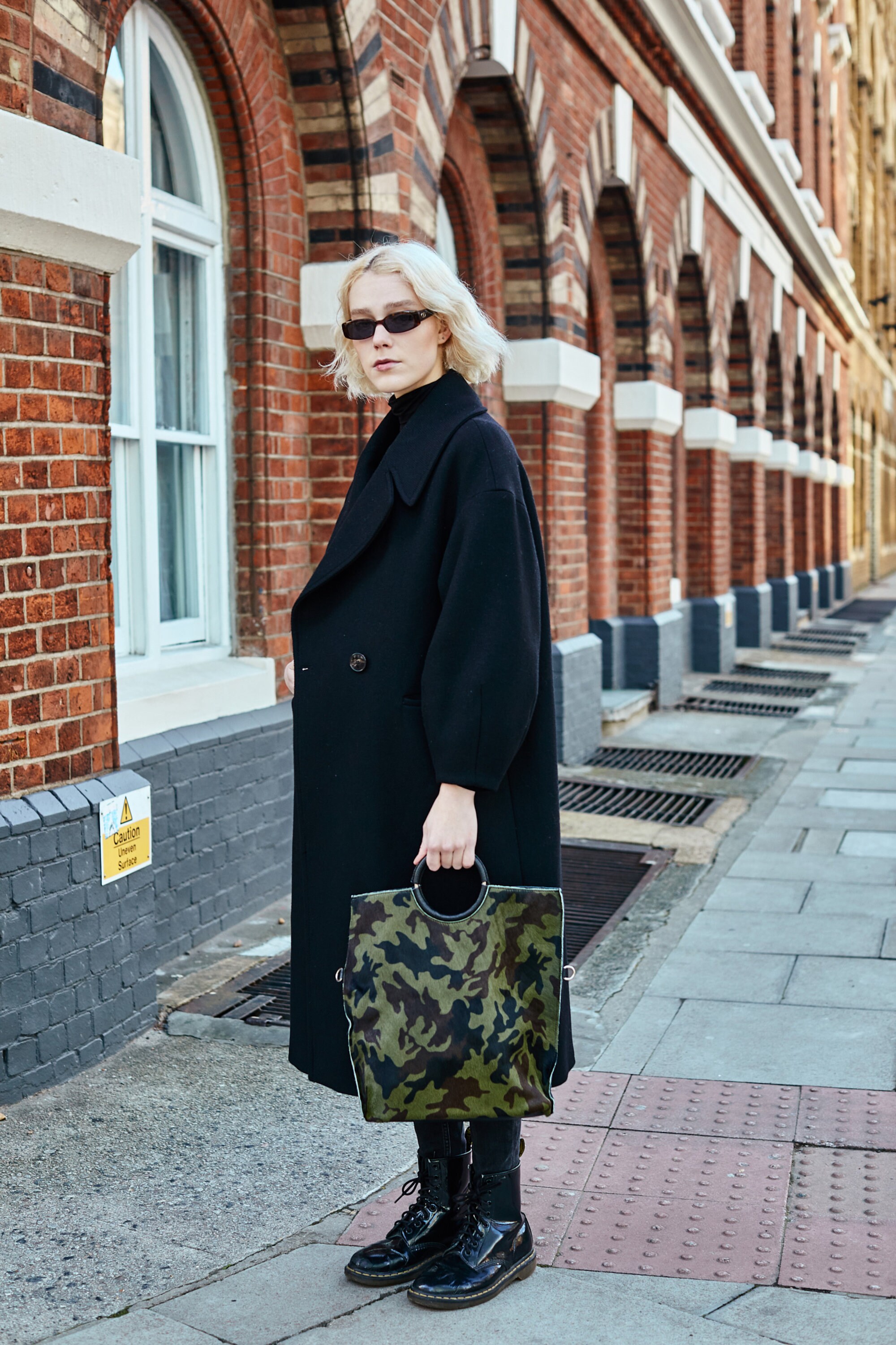 Camouflage Pony Hair Shopper Bag / Camouflage Shoulder Bag / Etsy