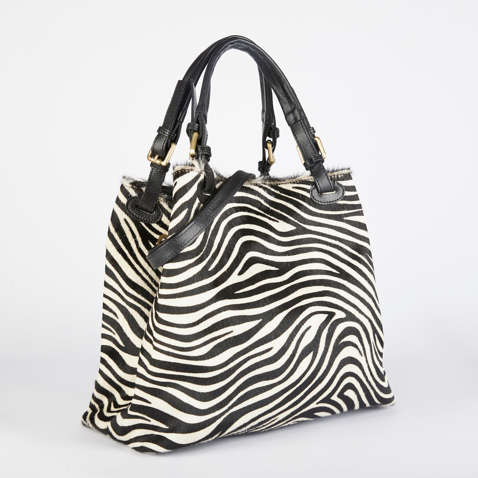 Zebra Print Tote Bag / Zebra Leather Bag / Zebra Crossbody Bag Etsy