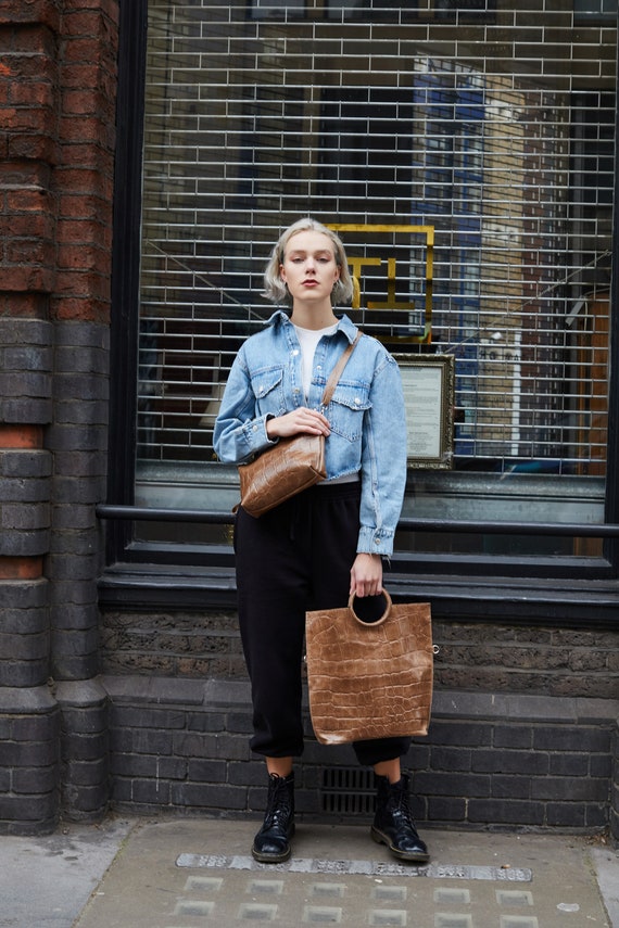 Taupe Brown Shoulder Bag