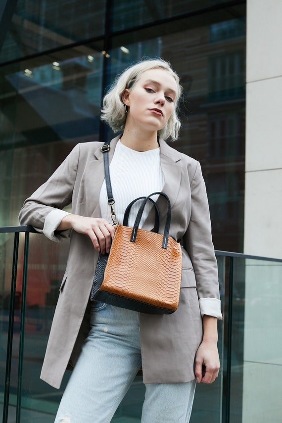 Bolso de mano marr n bolso de mango superior marr n bolso de
