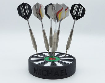Dart Holder Wall Mount Holds 6 Darts Choose Your Colour