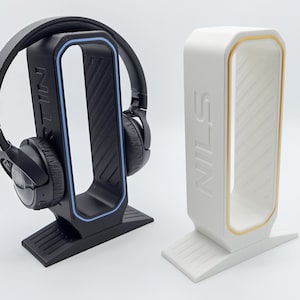 Personalized headset stand with individual inscription - different colors available - gift idea gamer gaming headphones headphones