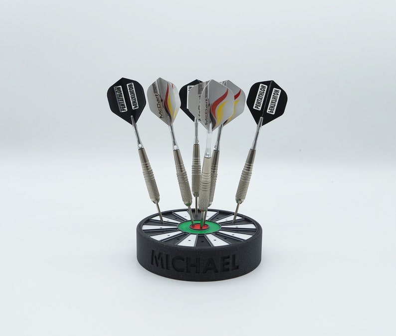 Dart Stand with optional name print Gift idea for him & you Etsy