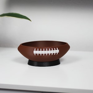 Football Snack Bowl Two Sizes Available Gift Idea for Football Lover, Man NFL Superbowl image 2