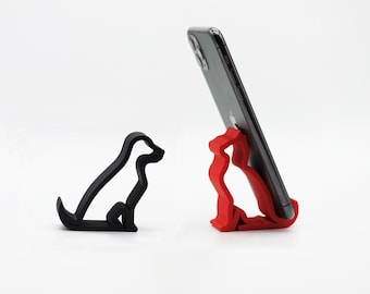 Cell Phone Stand Dog or Cat / iPad iPhone Tablet Smartphone Business Cards