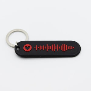 Chanson préférée / playlist pendentif motif coeur - votre chanson spéciale comme pendentif - code Spotify - partenaire idée cadeau Saint Valentin
