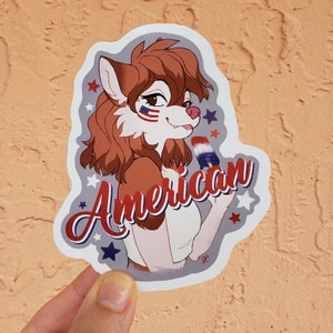 American Husky Sticker