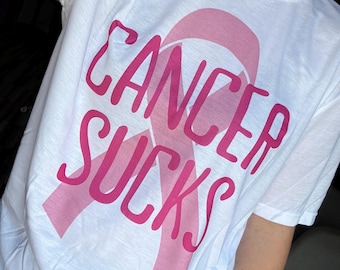 Cancer Sucks Adult Tee