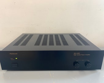 Parasound HCA-500 High Current Stereo Power Amplifier * 50W RMS * 1991