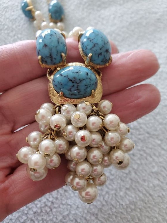 Hobe Majorca Pearl Parure, 1950's Vintage, Rare - image 5