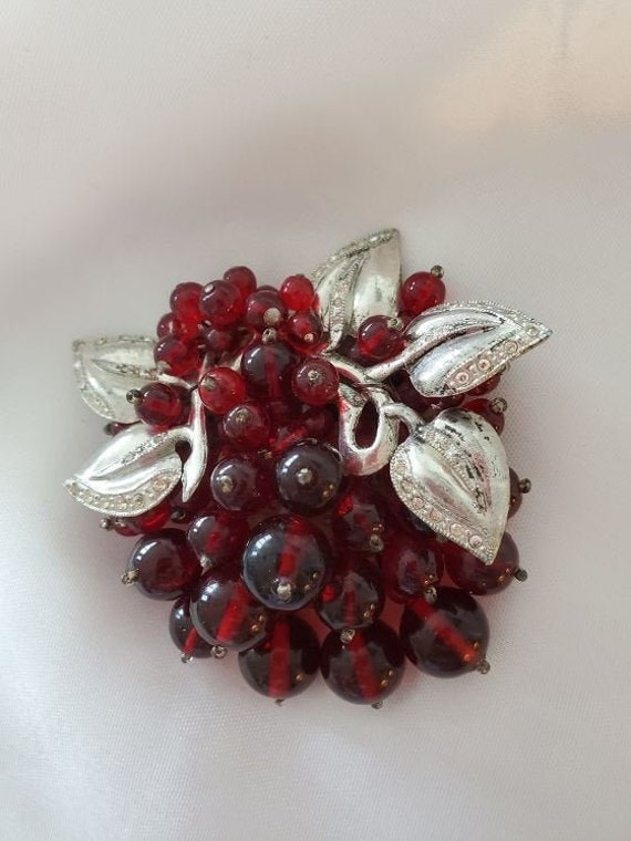 1930's Miriam Haskell Brooch, Fur Clip, Stunning R